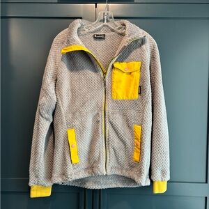 Cozy Gray and Yellow Women’s Jacket